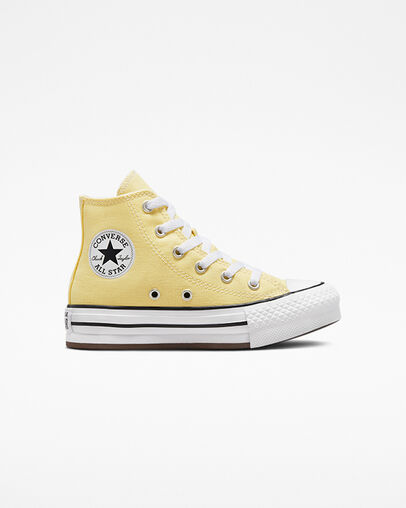 Chuck Taylor All Star Lift Platform Soft Sunshine/Wei&szlig;/Schwarz, Outer Side View