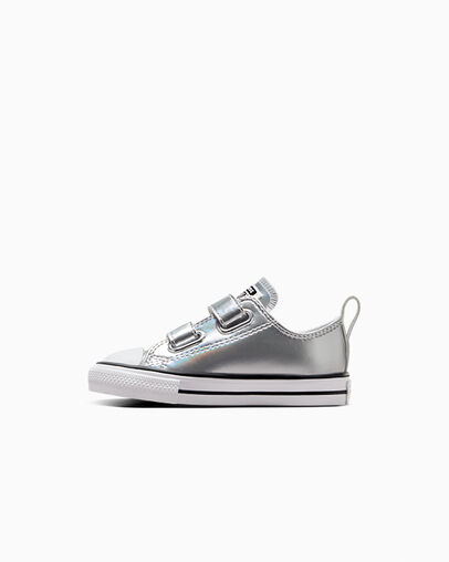 Chuck Taylor All Star Metallic Silver/White/Silver, Inner Side View