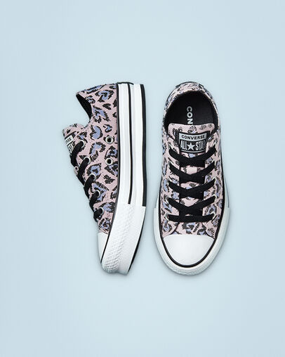 Chuck Taylor All Star Jungle Cats EVA Platform Sel de l'Himalaya/Noir/blanc, Top and Side View