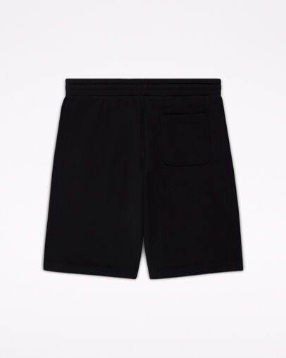 Embroidered Star Chevron Fleece Short Converse Black, Back View