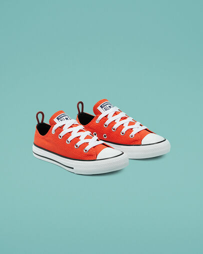 Converse Color Chuck Taylor All Star Amapola brillante/Azul marino medianoche, Angled View