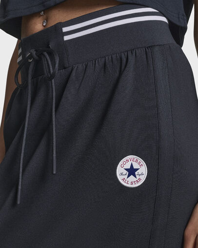 Retro Chuck Taylor Track Skirt Black