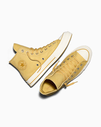 Converse Chuck 70 Nubuck Leather High-Top Shoe In Brown, Size 10 - A18988C