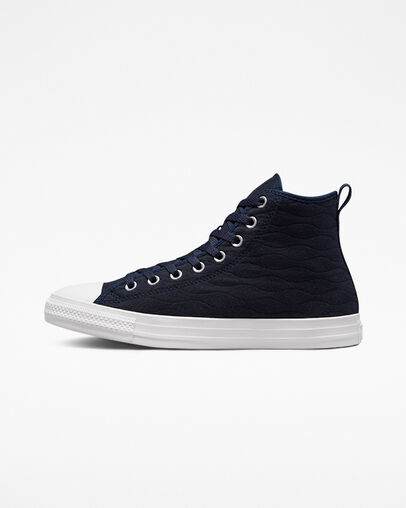Chuck Taylor All Star Quilted Osidian/White/Gravel, Inner Side View