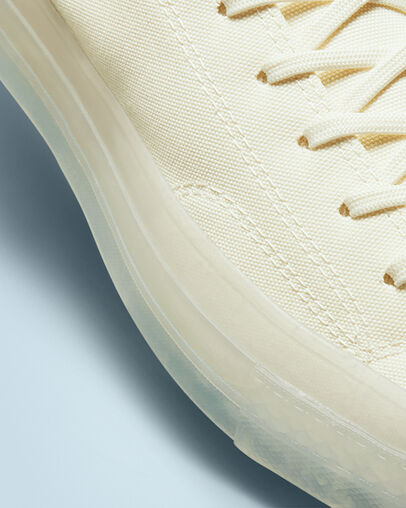 Chuck Taylor All Star Berkshire Boot Egret/Bold Mandarin/Egret, Detail Angle View