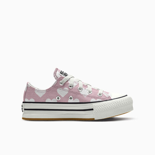 Converse Custom Chuck Taylor All Star Eva Lift Platform By You Summit Pink – A09655CSP25_summitpink_hearts_V