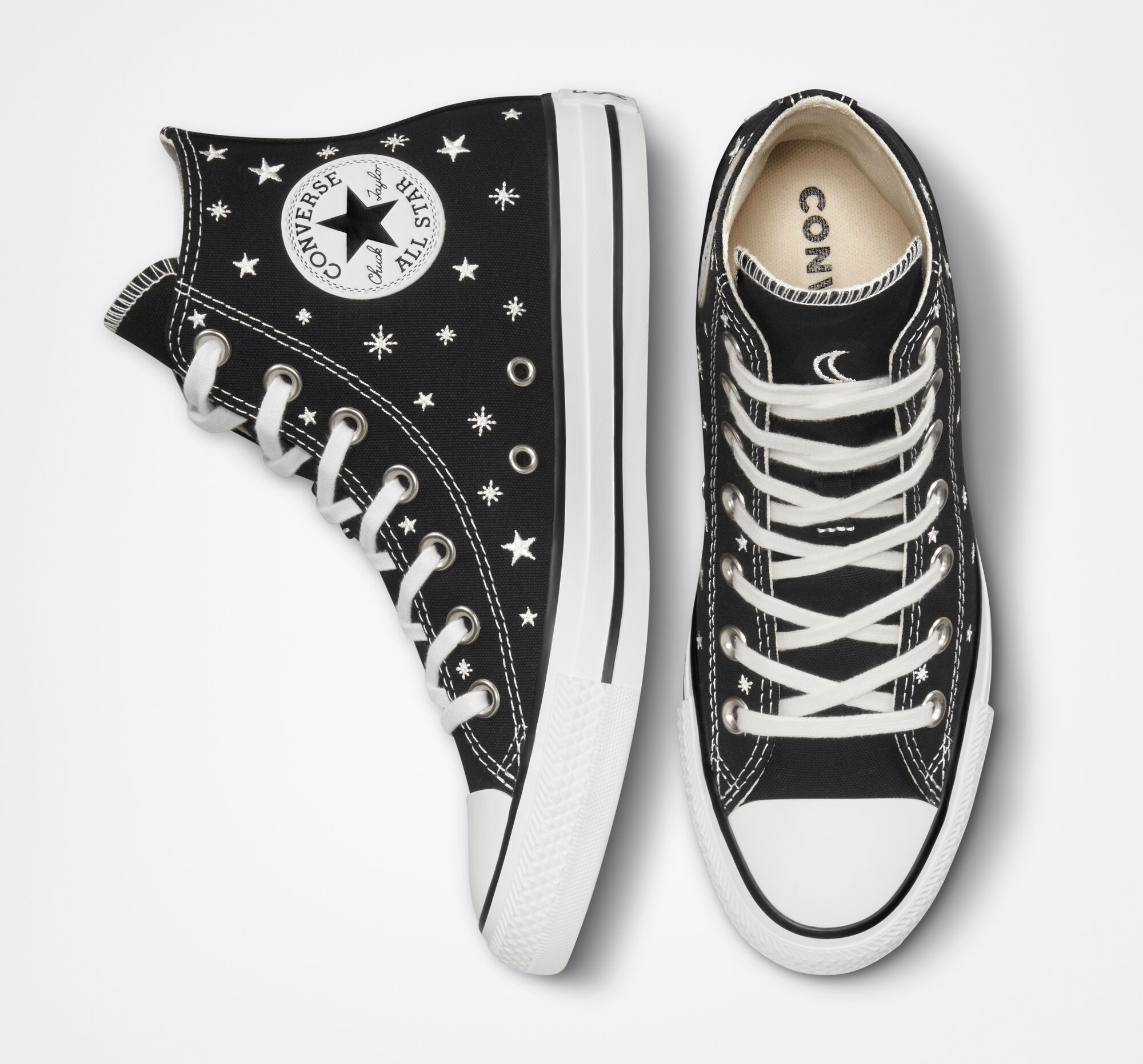 Chuck Taylor All Star Embroidered Stars Womens .