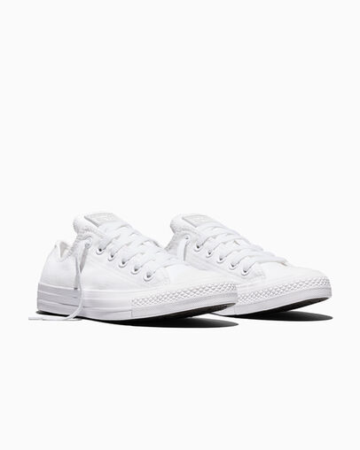 Chuck Taylor All Star White Monochrome, Top and Side View