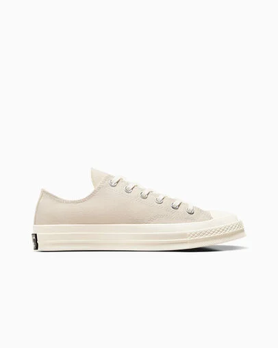 Chuck 70 Canvas Natural/Black/Egret, Outer Side View