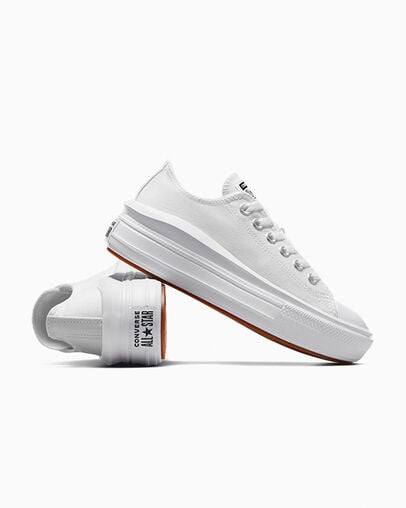 Canvas Color Chuck Taylor All Star Move Blanco/Blanco/Blanco, Detail Angle View