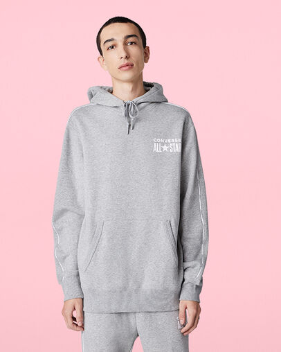 Mens All Star Track Pullover Sweatshirt Vgh, Front View