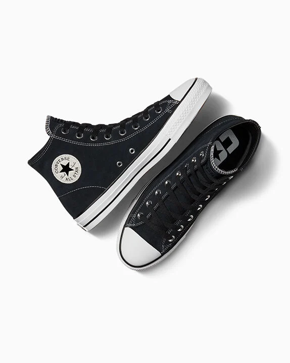 CONS Chuck Taylor All Star Pro Suede Negro/Negro/Blanco