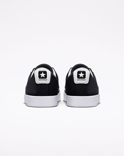 Converse CONS Pro Leather Vulcanized Pro Black/White/White, Heel View