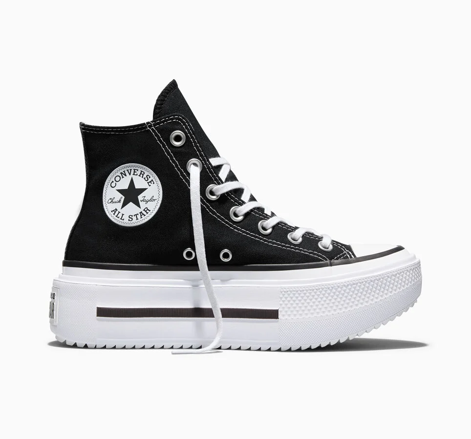 Chuck Taylor All Star Lift Double Stack Platform Canvas Black/White/Black