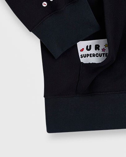 Converse x Hello Kitty And Friends Full Zip Hoodie Converse Black, Detail View