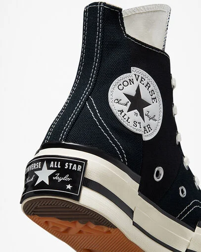 Chuck 70 Plus Negro/Garza/Negro, Detail Angle View