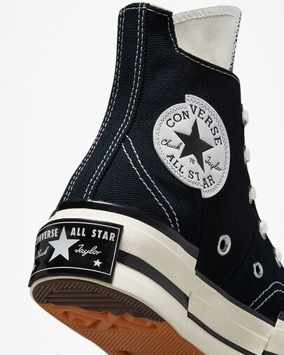 Chuck 70 Plus Black/Egret/Black Chuck 70 Plus Black/Egret/Black, Detail Angle View