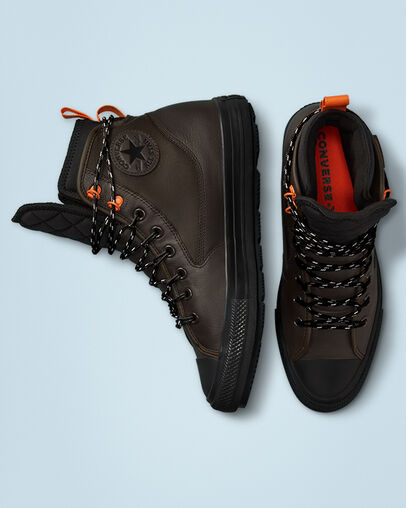 Chuck Taylor All Star Terrain Utility Velvet Brown/Velvet Brown, Top and Side View