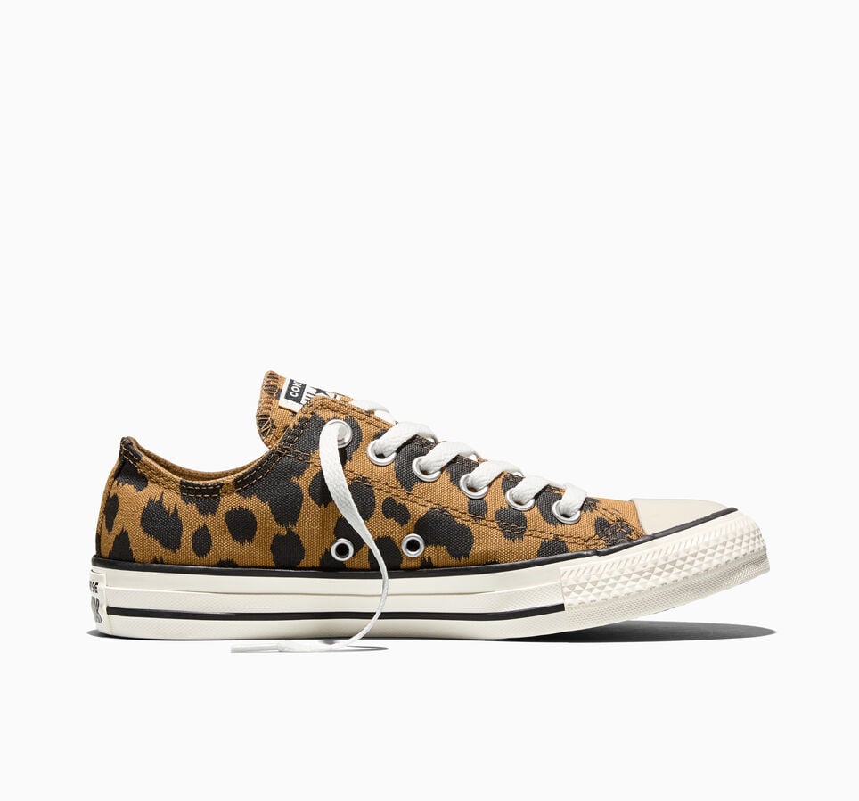 Chuck Taylor All Star Cow Print Honey Stick/Black/Egret