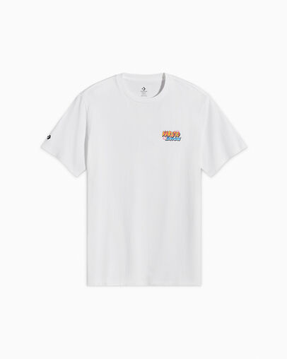 Converse x NARUTO SHIPPUDEN Sakuse T-Shirt White, Front View
