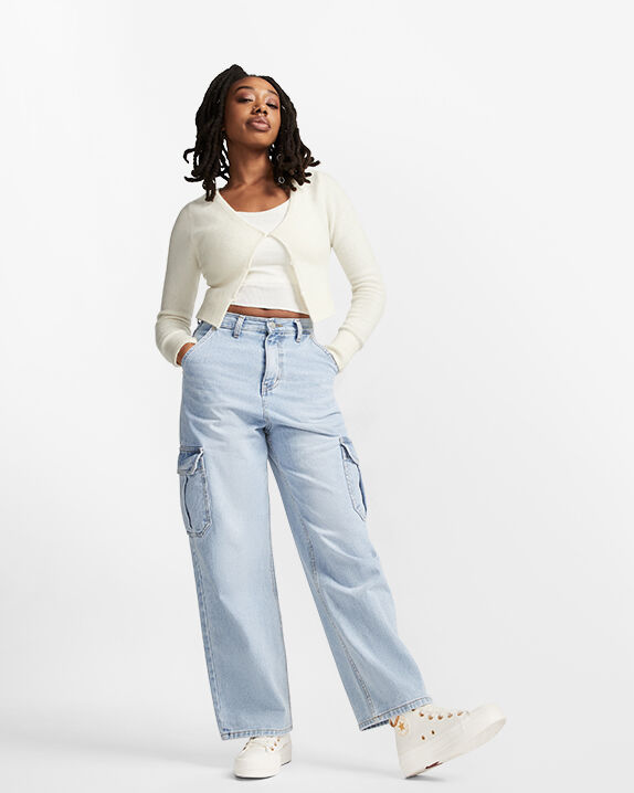 converse jaune femme