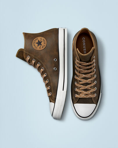 Tech Climber Chuck Taylor All Star Grano/Bianco vintage/Nero, Top and Side View