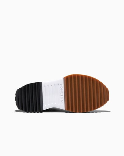 Run Star Hike Zwart/Wit/Gum, Outsole View