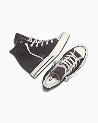 Converse Chuck Taylor All Star Wedge Platform Cozy Suede Zapatillas Altas para Mujeres en Mudguard/egret, Talla EU 35 - A17978C