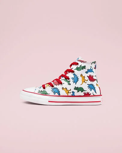 Chuck Taylor All Star Dinosaurs Wit/Enamel Red/Totally Blue, Inner Side View