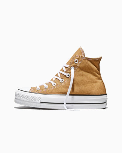 Chuck Taylor All Star Lift Platform Honey Stick Brown/White/Black, Inner Side View