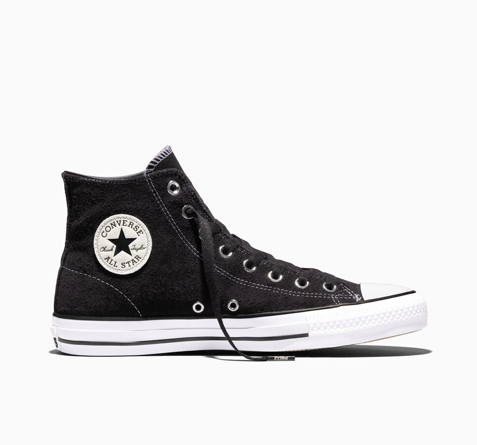 CONS Chuck Taylor All Star Pro Suede Zwart/Zwart/Wit