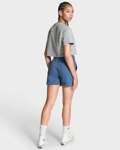 All Star Cropped Shorts Slacker Blue
