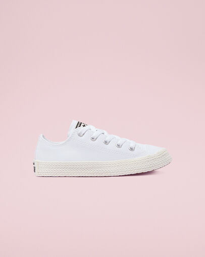 Chuck Taylor All Star Espadrille White/White/Egret, Outer Side View
