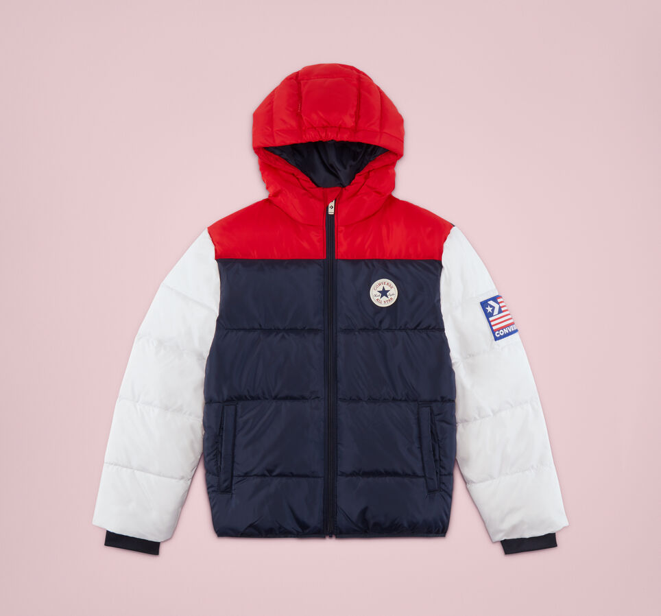 Puffer-Design im College-Look Obsidian