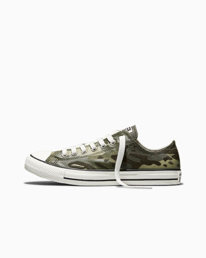 Chuck Taylor All Star Wide Camo Utility Green/Vintage White/Black, Inner Side View