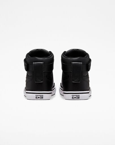 Pro Blaze Strap Leather Black/White/White, Heel View