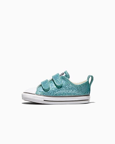 Chuck Taylor All Star Easy-On Glitter Aqua Mirage/White/Black, Inner Side View