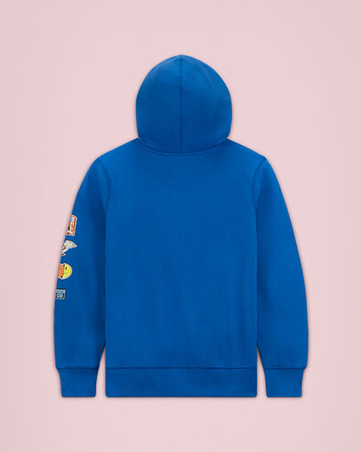 Jump Ball Chuck Patch Hoodie Game Royal, Back View