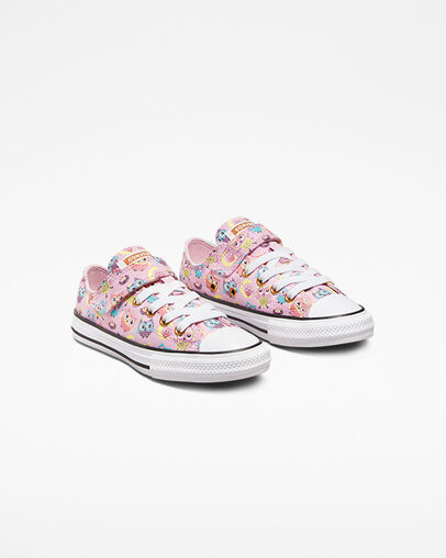 Chuck Taylor All Star Easy-On Owls Lt Arctic Pink/Soft Sunshine, Angled View