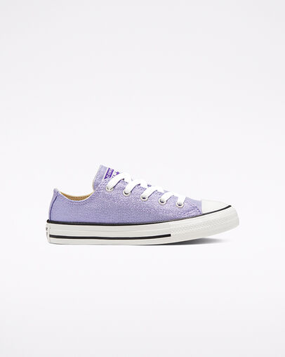 Chuck Taylor All Star Sparkle Moonstone Violet/Natural Ivory, Outer Side View