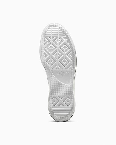 Chuck Taylor All Star Lift Platform Gold Roses & Leather Blanc et roses dor&eacute;es, Outsole View