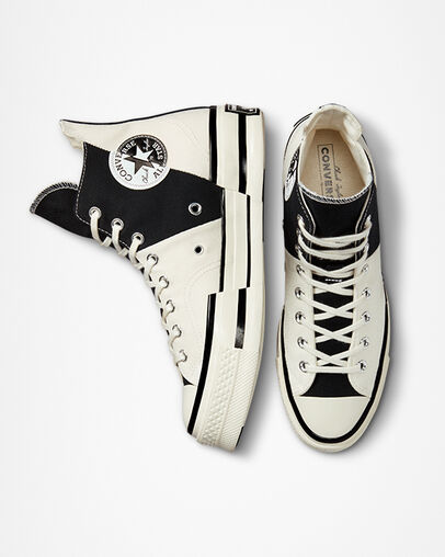 Chuck 70 Plus Counter Climate Garza/Negro/Garza, Top and Side View