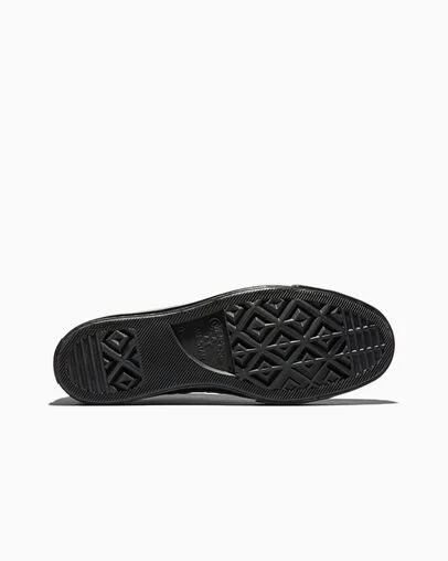 Chuck 70 Leather Black/Black/Black, Outsole View