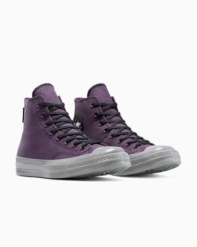 Chuck 70 GORE-TEX Waterproof Raisin/Classic Grey/Raisin, Top and Side View