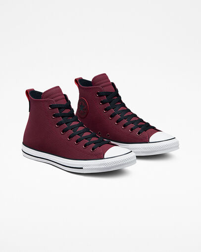 Chuck Taylor All Star TecTuff Dark Beetroot/Wei&szlig;/Schwarz, Angled View