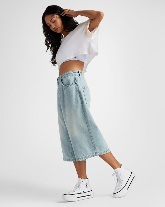 Chuck Taylor All Star Lift Double Stack Platform Canvas Wit/Zwart/Wit