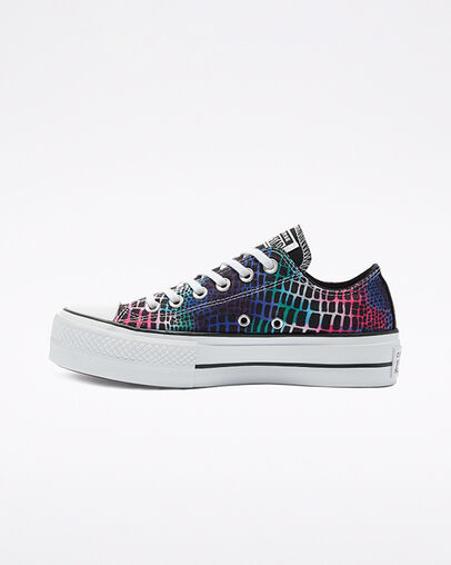 Chuck Taylor All Star Lift Platform Digital Daze Black/Hyper Pink/White, Inner Side View