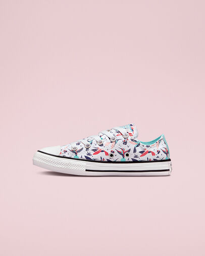 Chuck Taylor All Star Bright Hummingbirds Wei&szlig;/Light Aqua, Inner Side View