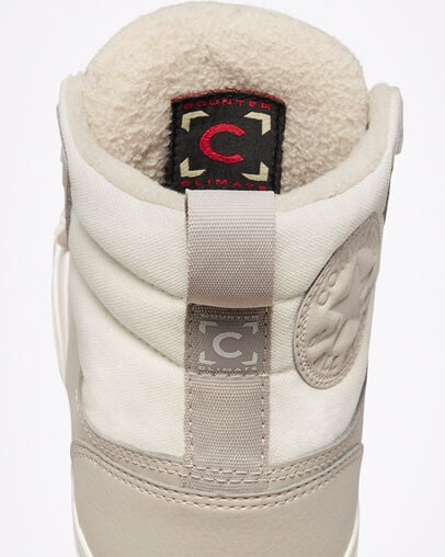 Chuck Taylor All Star Berkshire Boot Papyrus/Egret/Egret, Detail Angle View