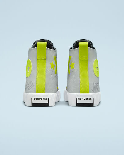 UNT1TL3D Ash Stone/Lime Twist/Black, Heel View